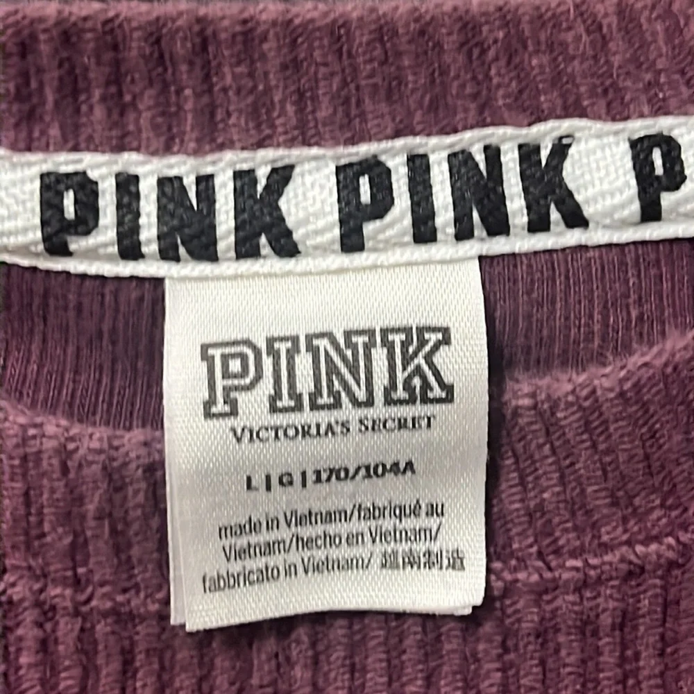 VS PINK Ribbed Sweatshirt - Picture 6 of 9